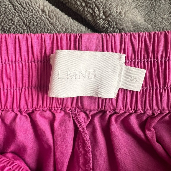 LMND Chiara Shorts in Bright Pink High Waisted Size Small - Picture 8 of 11